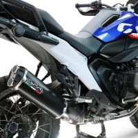 GPR escape compatible con  Bmw R 1300 R / RS 2025-2026, Hyper Dual Black Titanium, Escape legal, homologado, silenciador con db killer desmontable y tubo de conexión específico 