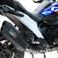 GPR escape compatible con  Bmw R 1300 R / RS 2025-2026, Hyper Sonic Black Titanium, Escape legal, homologado, silenciador con db killer desmontable y tubo de conexión específico 