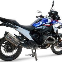 GPR escape compatible con  Bmw R 1300 R / RS 2025-2026, Hyper Sonic Titanium, Escape legal, homologado, silenciador con db killer desmontable y tubo de conexión específico 