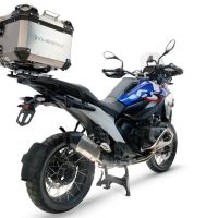  Bmw R 1300 GS 2024/2026 Baúl superior Top Case de Titanio color natural con placa específica incluida Capacidad Litros 55