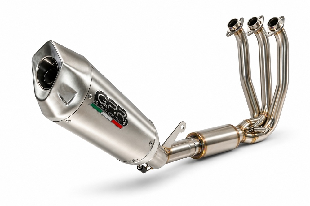 GPR escape compatible con Cf Moto 675NK 2024-2027, GP-Revo Titanium, Escape completo, no legal para países de la UE, con db killer extraíble 