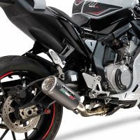 GPR escape compatible con Cf Moto 675NK 2024-2027, RP-M3 Black Titanium, Escape completo racing, incluyendo colector y db killer desmontable, sin homologación 