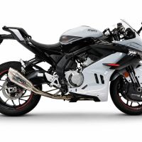 GPR escape compatible con Cf Moto 675NK 2024-2027, GP-Revo Titanium, Escape completo homologado y legal,con catalizador incluido db killer extraíble 