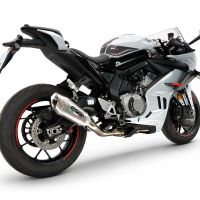 GPR escape compatible con Cf Moto 675NK 2024-2027, GP-Revo Titanium, Escape completo, no legal para países de la UE, con db killer extraíble 