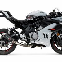 GPR escape compatible con Cf Moto 675NK 2024-2027, RP-M3 Black Titanium, Escape completo homologado y legal,con catalizador incluido db killer extraíble 