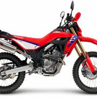 GPR escape compatible con Honda Crf 300 L - Rally 2021-2024, Dune Triovale Titanio, Escape legal, homologado, silenciador con db killer desmontable y tubo de conexión específico 