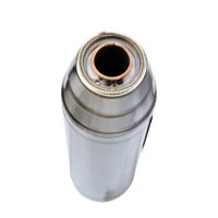 Escape compatible con Kawasaki KLX 110 / 110 L 2003-2025, Deeptone Inox, Escape completo, no legal para países de la UE, con db killer extraíble 