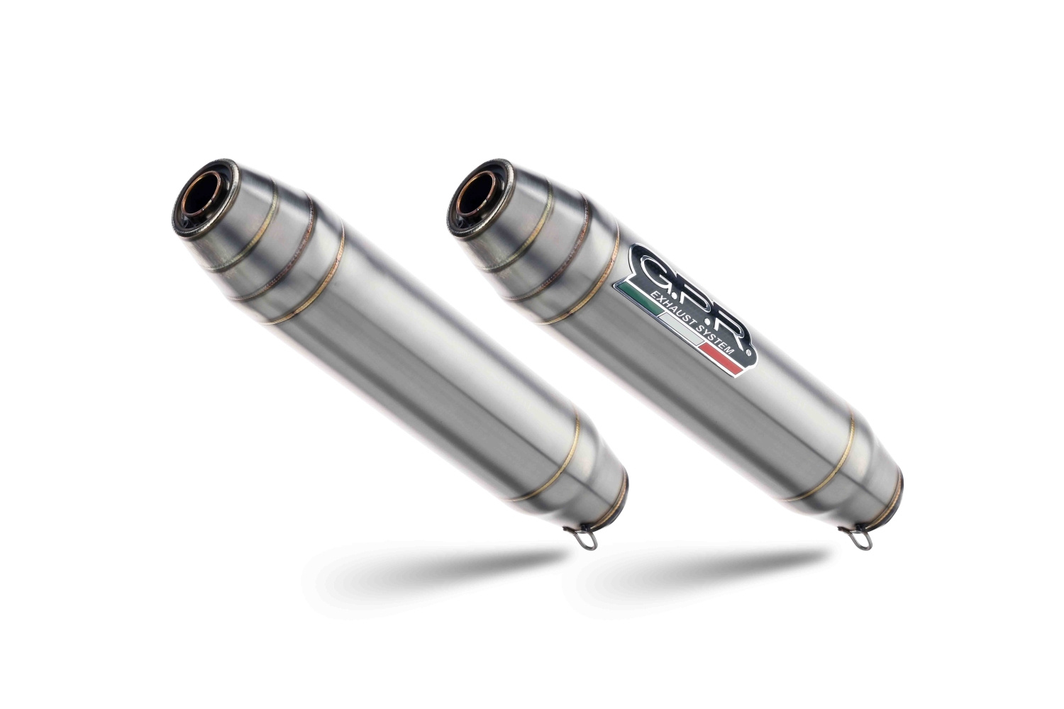 Escape compatible con Ducati 996 -S -SPS 1998-2001, Deeptone Inox, Par de terminales de escape homologados, con db killer extraíbles y tubos de conexión específicos 