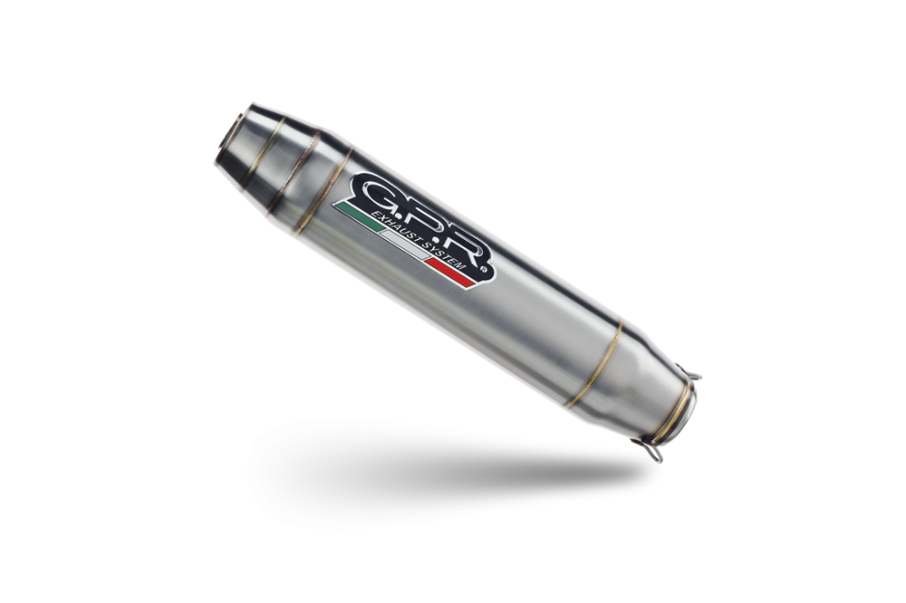 Escape compatible con Yamaha Yzf 1000 R1 2004-2006, Deeptone Inox, Par de terminales de escape homologados, con db killer extraíbles y tubos de conexión específicos 