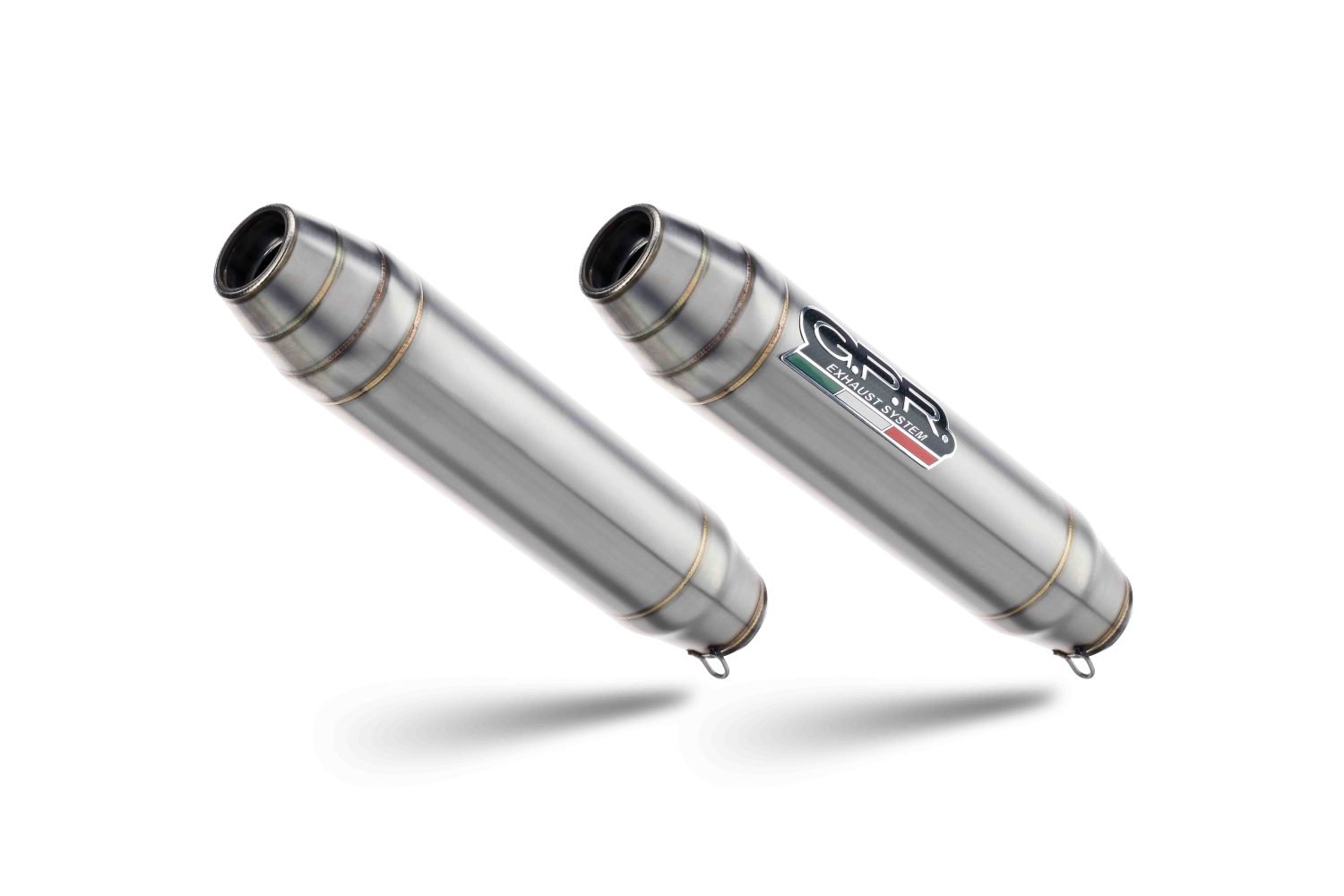 Escape compatible con Aprilia Shiver 900 2017-2020, Deeptone Inox, Doble escape racing, con tubos de conexión, artículo sin homologación 