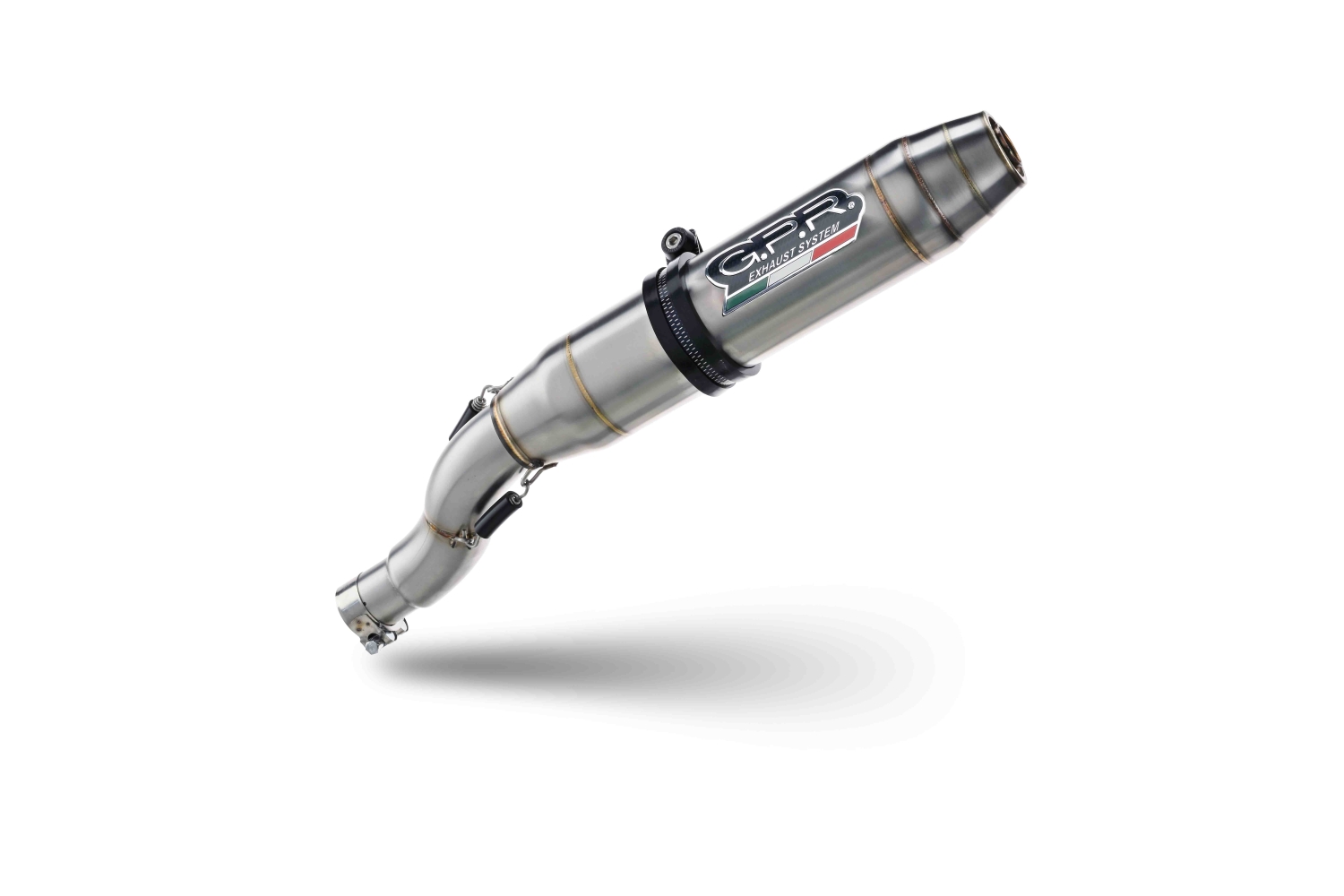 Escape compatible con Aprilia Shiver 900 2017-2020, Deeptone Inox, Doble escape racing, con tubos de conexión, artículo sin homologación 