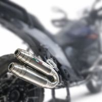 GPR escape compatible con Ducati Multistrada V4 - V4S 2025-2026, Deeptone Duplex, Par de terminales de escape homologados, con db killer extraíbles y tubos de conexión específicos 