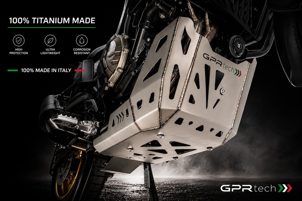 GPR TECH compatible con  Voge DS 800 Rally 2025/2026 e5 plus Protección del motor en titanio 