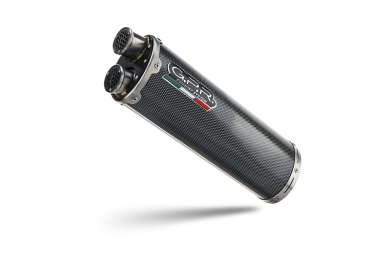 Escape compatible con Ducati Multistrada V4 Grand Tour 2024-2025, Dual Poppy, Escape legal, homologado, silenciador con db killer desmontable y tubo de conexión específico 