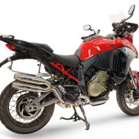 GPR escape compatible con Ducati Multistrada V4 - V4S 2025-2026, Deeptone Duplex, Par de terminales de escape homologados, con db killer extraíbles y tubos de conexión específicos 
