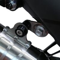 GPR escape compatible con  Zontes 703 F 2025-2026, Furore-X Titanio Nero, Escape legal, homologado, silenciador con db killer desmontable y tubo de conexión específico 