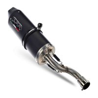 Escape compatible con Yamaha Mt-25 250 2016-2017, Furore Nero, Escape legal, homologado, silenciador con db killer desmontable y tubo de conexión específico 