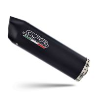 Escape compatible con Yamaha FZ 16 Byson 160 2010-2010, Furore Nero, Escape completo homologado y legal, incluido db killer extraíble 