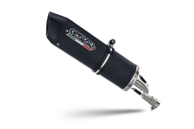 Escape compatible con Yamaha XT 125 R-X 2005-2012, Furore Nero, Escape legal, homologado, silenciador con db killer desmontable y tubo de conexión específico 