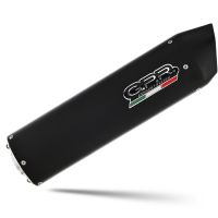 Escape compatible con Aprilia Mana 850 Gt 2007-2016, Furore Nero, Escape semi-completo homologado con db killer extraible 