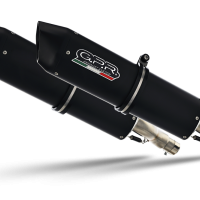 Escape compatible con Kawasaki Zzr 1400 2023-2024, Furore Nero, Par de terminales de escape homologados, con db killer extraíbles y tubos de conexión específicos 