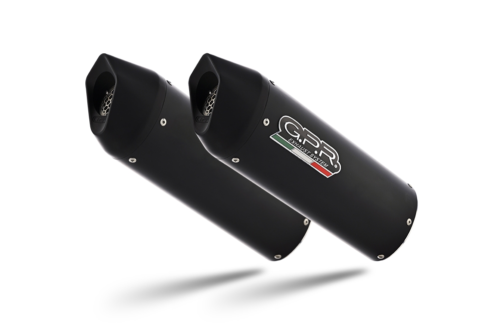 Escape compatible con Bmw K 1600 Gtl 2021-2025, Furore Evo4 Nero, Par de terminales de escape homologados, con db killer extraíbles y tubos de conexión específicos 