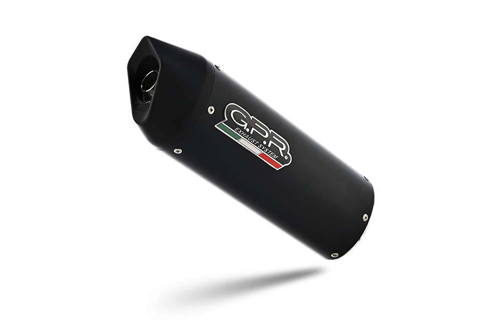 Escape compatible con Can Am DS 450 2008-2015, Furore Nero, Escape completo homologado y legal, incluido db killer extraíble 