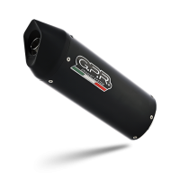 Escape compatible con Cf Moto 650 Gt 2022-2024, Furore Nero, Sistema de escape medio lleno, incluido db killer extraíble y tubo de conexión 