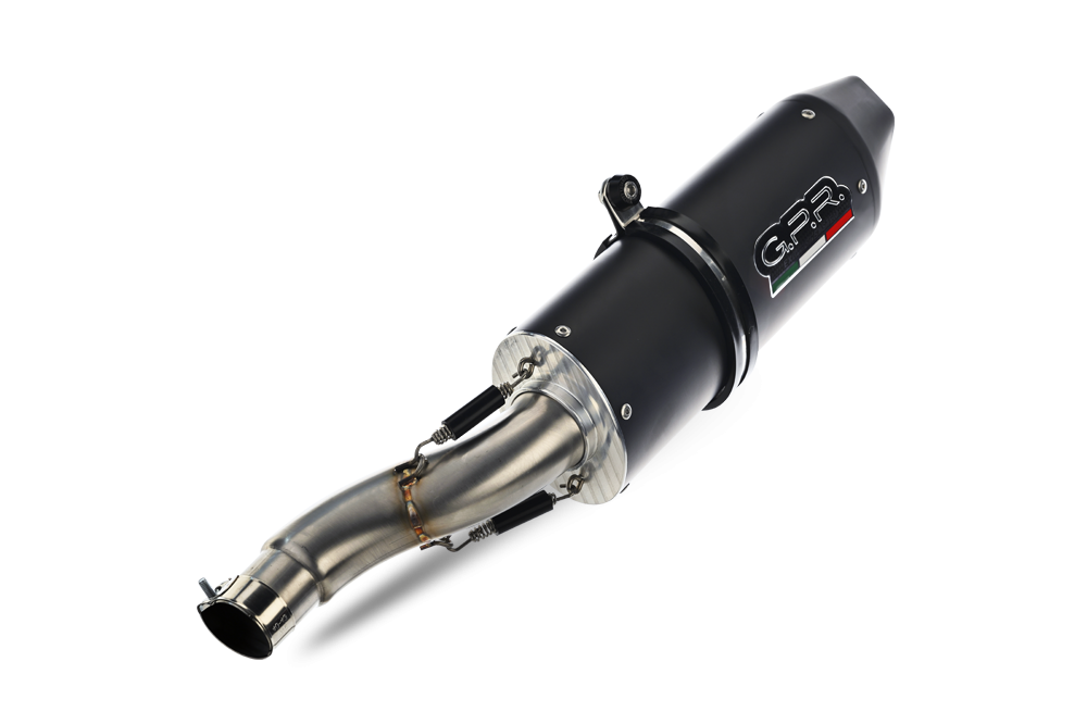Escape compatible con Yamaha Xt 1200 Z Supertenere 2010-2016, Furore Nero, Escape legal, homologado, silenciador con db killer desmontable y tubo de conexión específico 