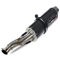 Escape compatible con Aprilia Mana 850 Gt 2007-2016, Furore Nero, Escape semi-completo homologado con db killer extraible 