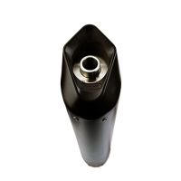 Escape compatible con Aprilia Leonardo 150 1997-2006, Furore Nero, Escape completo racing, incluyendo colector y db killer desmontable, sin homologación 