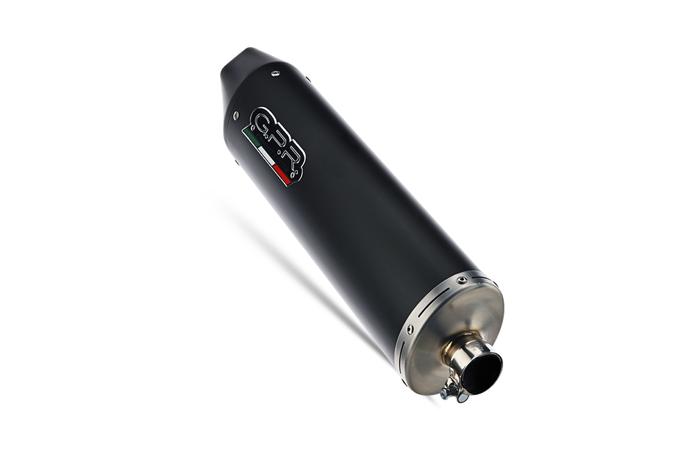 Escape compatible con Yamaha Zuma 125 2009-2015, Furore Nero, Escape completo racing, incluyendo colector y db killer desmontable, sin homologación 