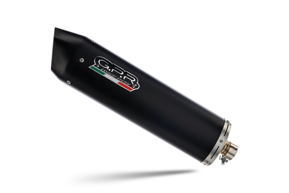 Escape compatible con Yamaha X-Max 125 2006-2016, Furore Nero, Escape racing, silenciador con tubo de conexión específica y db killer extraíble 