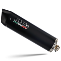 Escape compatible con Yamaha X-Max 125 2006-2016, Furore Nero, Escape racing, silenciador con tubo de conexión específica y db killer extraíble 