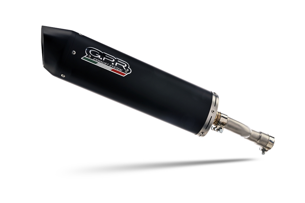 Escape compatible con Yamaha Zuma 125 2009-2015, Furore Nero, Escape completo racing, incluyendo colector y db killer desmontable, sin homologación 