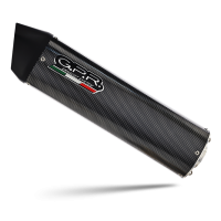Escape compatible con Kl KL SNAKE 250 2000-2005, Furore Poppy, Silenciador de escape, homologado, montaje con brida específica (bolt-on), con db killer extraíble 
