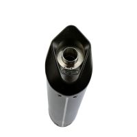 Escape compatible con Kawasaki Versys 650 2006-2014, Furore Poppy, Escape legal, homologado, silenciador con db killer desmontable y tubo de conexión específico 