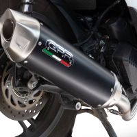 Escape compatible con Zontes M 350 2023-2025, Furore-X Scooter, Escape linea completa racing, con db killer extraíble 