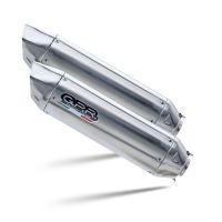 GPR escape compatible con  Suzuki Hayabusa 1300 2017-2020, Furore-X Inox, Par de terminales de escape homologados, con db killer extraíbles y tubos de conexión específicos 