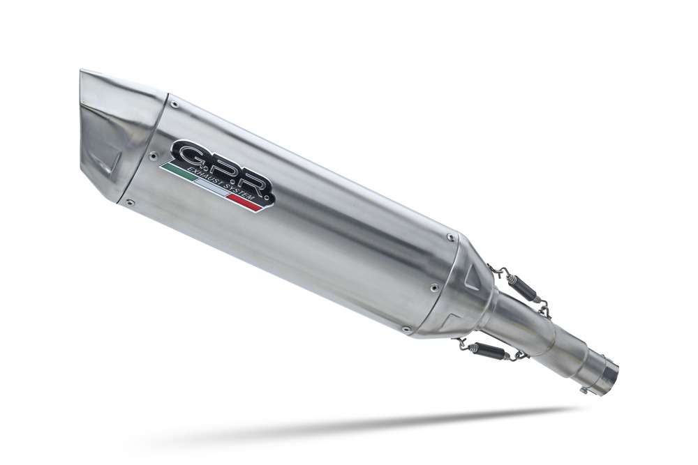 GPR escape compatible con  Suzuki Gsx-R 750  1992-1995, Furore-X Inox, Escape legal, homologado, silenciador con db killer desmontable y tubo de conexión específico 