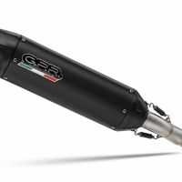 GPR escape compatible con Bmw R 1250 Gs 2021-2024, Furore-X Titanio Nero, Escape legal, homologado, silenciador con db killer desmontable y tubo de conexión específico 