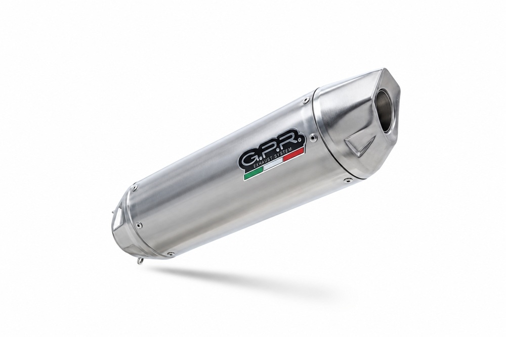 GPR escape compatible con Swm Motorcycles SM 125 R 2021-2024, Furore-X Inox, Escape legal, homologado, silenciador con db killer desmontable y tubo de conexión específico 