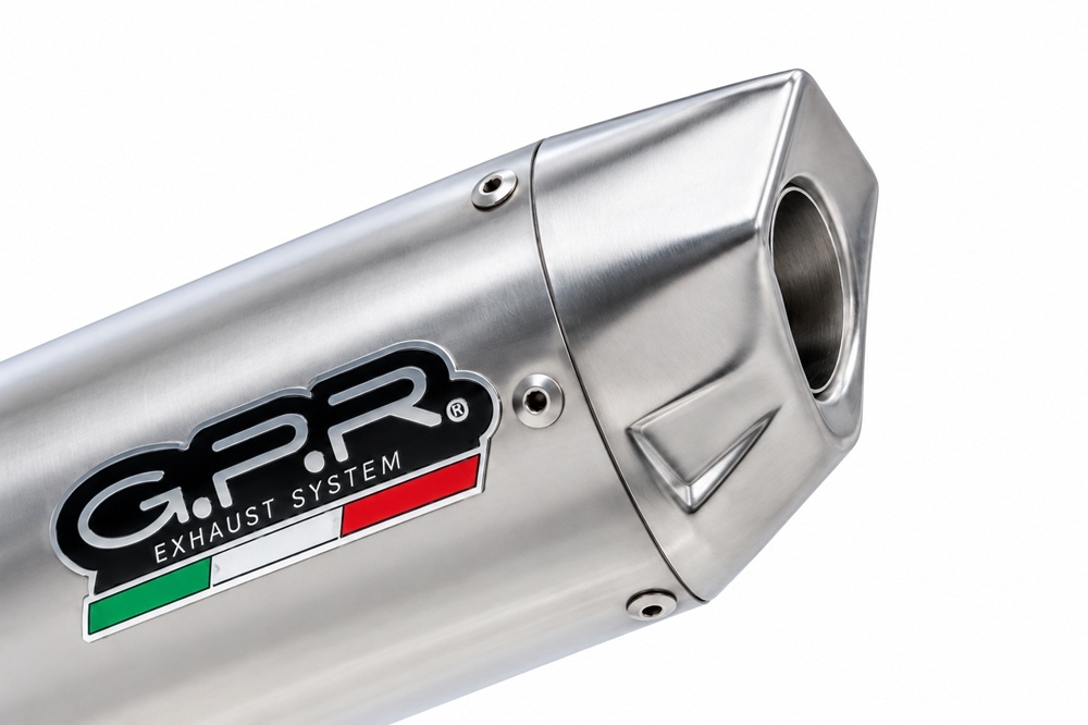 GPR escape compatible con Swm Motorcycles SM 125 R 2021-2024, Furore-X Inox, Escape legal, homologado, silenciador con db killer desmontable y tubo de conexión específico 