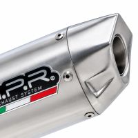 GPR escape compatible con Swm Motorcycles SM 125 R 2021-2024, Furore-X Inox, Escape legal, homologado, silenciador con db killer desmontable y tubo de conexión específico 