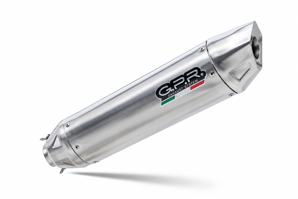 GPR escape compatible con Swm Motorcycles SM 125 R 2021-2024, Furore-X Inox, Escape legal, homologado, silenciador con db killer desmontable y tubo de conexión específico 