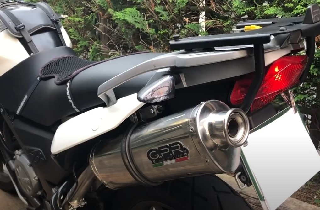 GPR escape compatible con  Bmw G 650 Gs -Sertao 2010-2016, Trioval, Escape legal, homologado, silenciador con db killer desmontable y tubo de conexión específico 