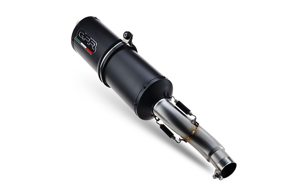 Escape compatible con Honda Nc 750 X - S Dct 2014-2015, Ghisa , Escape legal, homologado, silenciador con db killer desmontable y tubo de conexión específico 