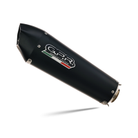 Escape compatible con Bmw F 900 XR-R 2020-2025, GP Evo4 Black Titanium, Escape legal, homologado, silenciador con db killer desmontable y tubo de conexión específico 