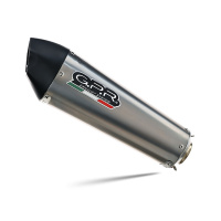 Escape compatible con Ducati Scrambler 800 Icon -Icon Dark 2021-2022, Gpe Ann. Titanium, Escape homologaedo, legal para mercados fuera de la UE, incluido tubo de enlace y db killer extraíble 