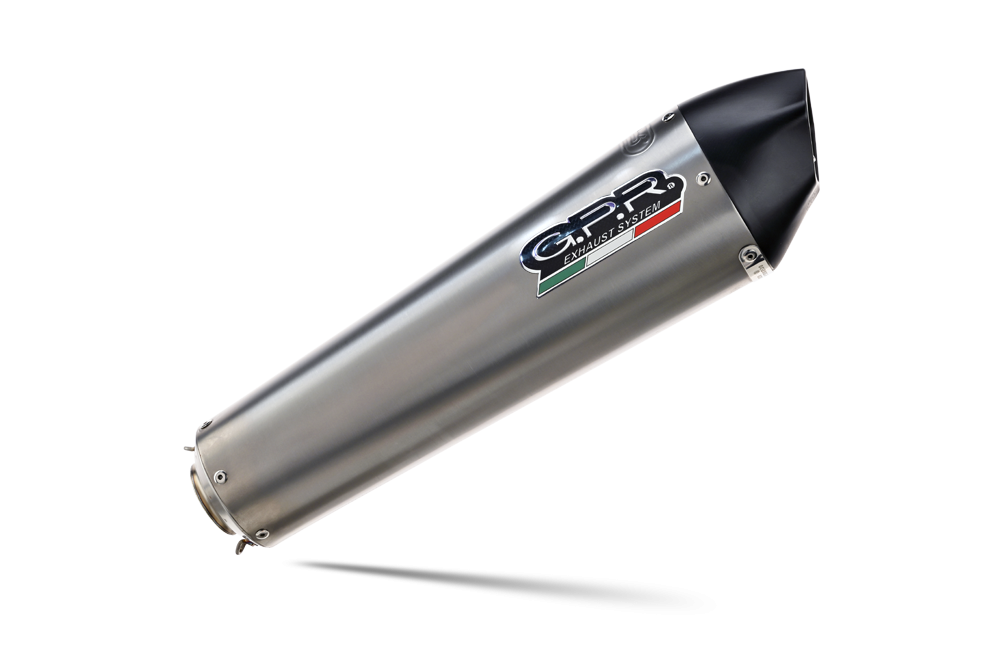 Escape compatible con Derbi Mulhacén 659 2005-2011, Gpe Ann. titanium, Escape legal, homologado, silenciador con db killer desmontable y tubo de conexión específico 